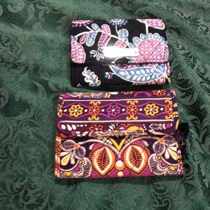2 Vera Bradley wallets